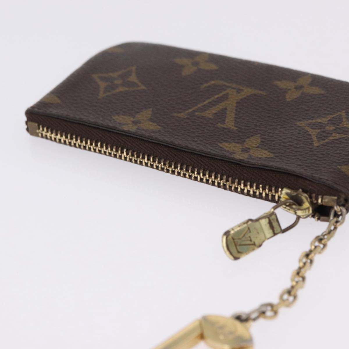 LOUIS VUITTON Monogram Pochette Cles Coin Purse M62650 LV Auth 192278