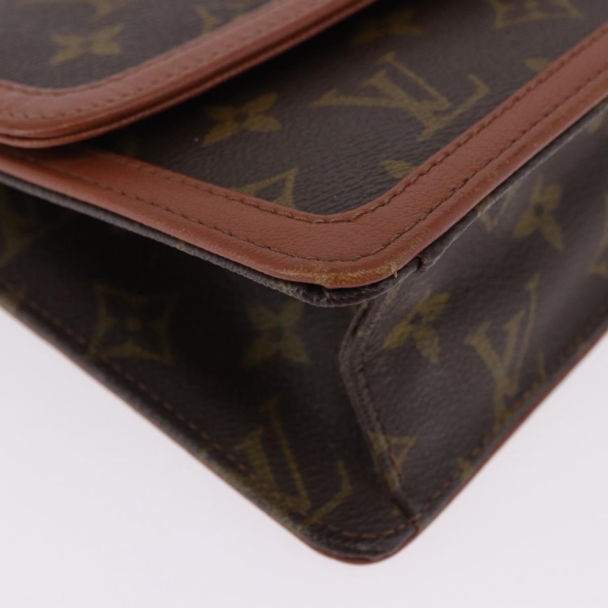 LOUIS VUITTON Monogram Pochette Dam PM Clutch Bag M51812 LV Auth 192281