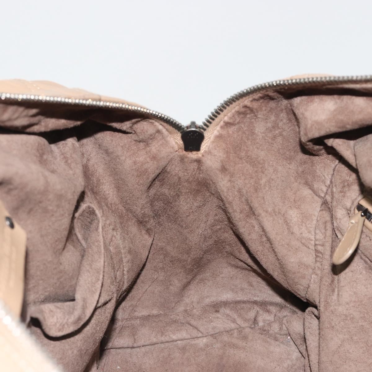 BOTTEGA VENETA INTRECCIATO Tote Bag Leather Beige Auth 192298