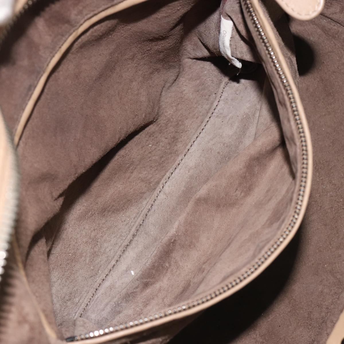 BOTTEGA VENETA INTRECCIATO Tote Bag Leather Beige Auth 192298