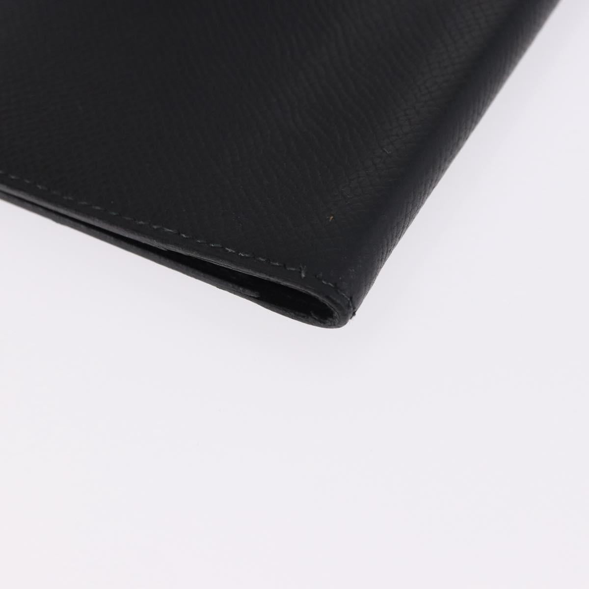 HERMES Agenda Vision Day Planner Cover Leather Black Auth 192309V