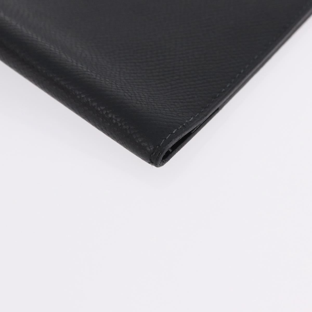 HERMES Agenda Vision Day Planner Cover Leather Black Auth 192309V