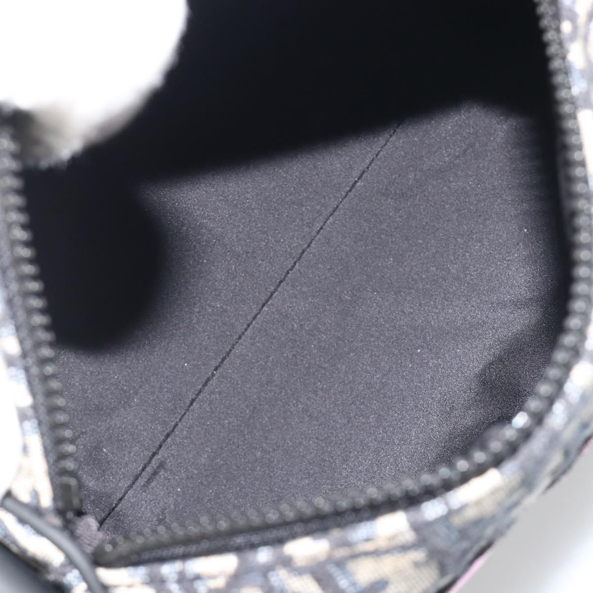Christian Dior Trotter Canvas Shoulder Bag Navy Auth 192430M