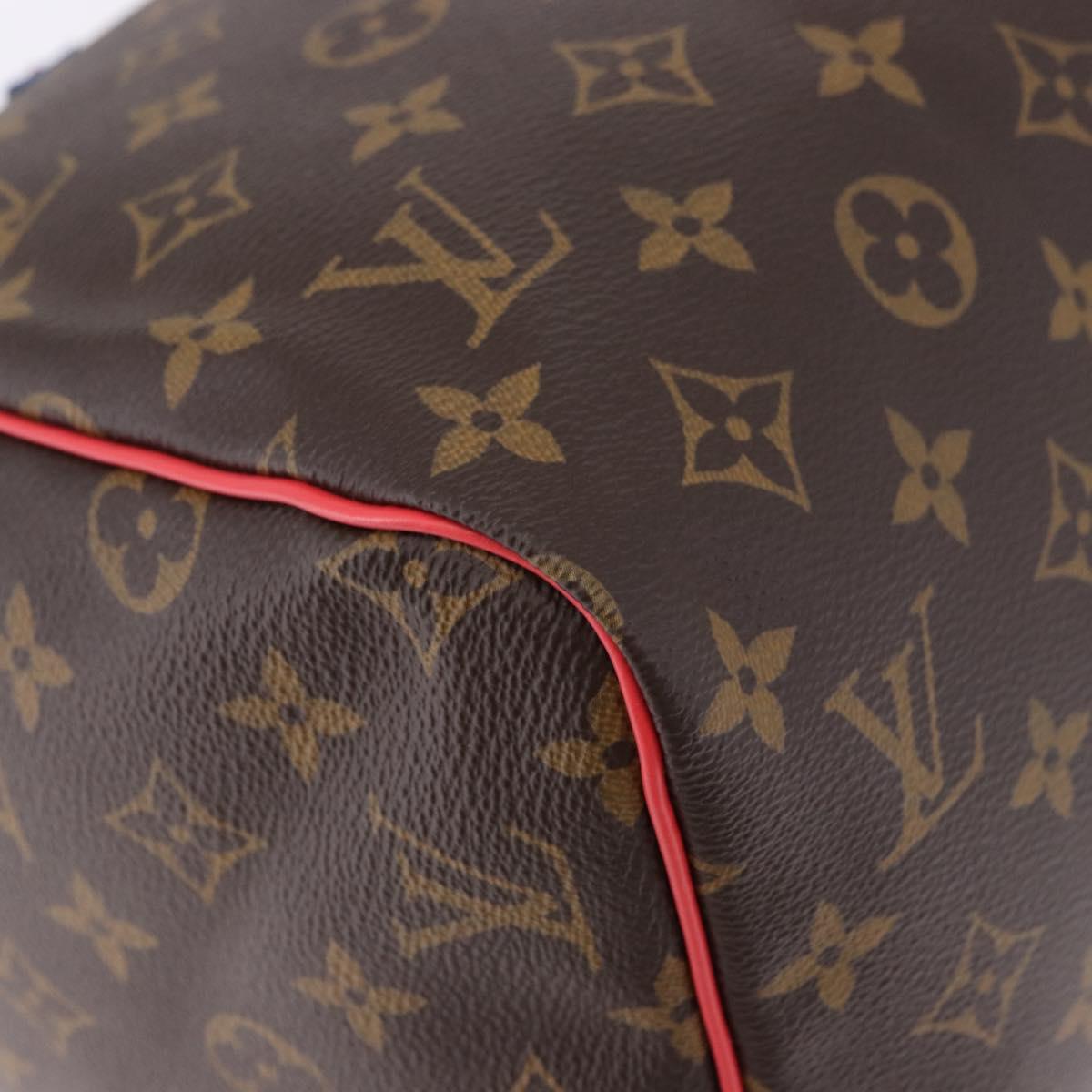 LOUIS VUITTON Monogram Totem Speedy 30 Hand Bag M41665 LV Auth 192431SV