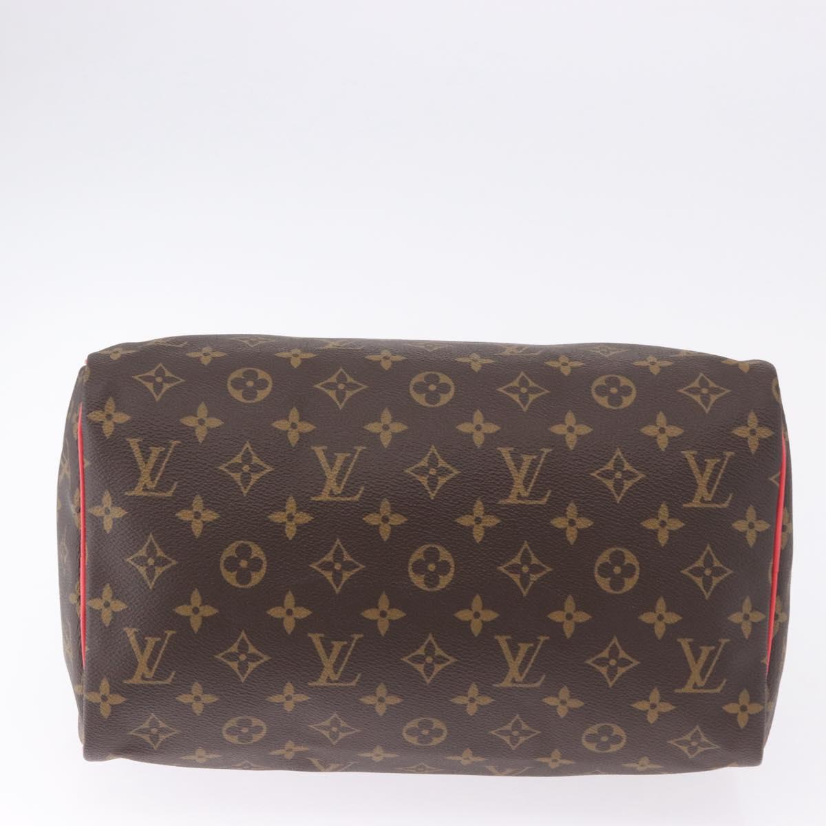 LOUIS VUITTON Monogram Totem Speedy 30 Hand Bag M41665 LV Auth 192431SV
