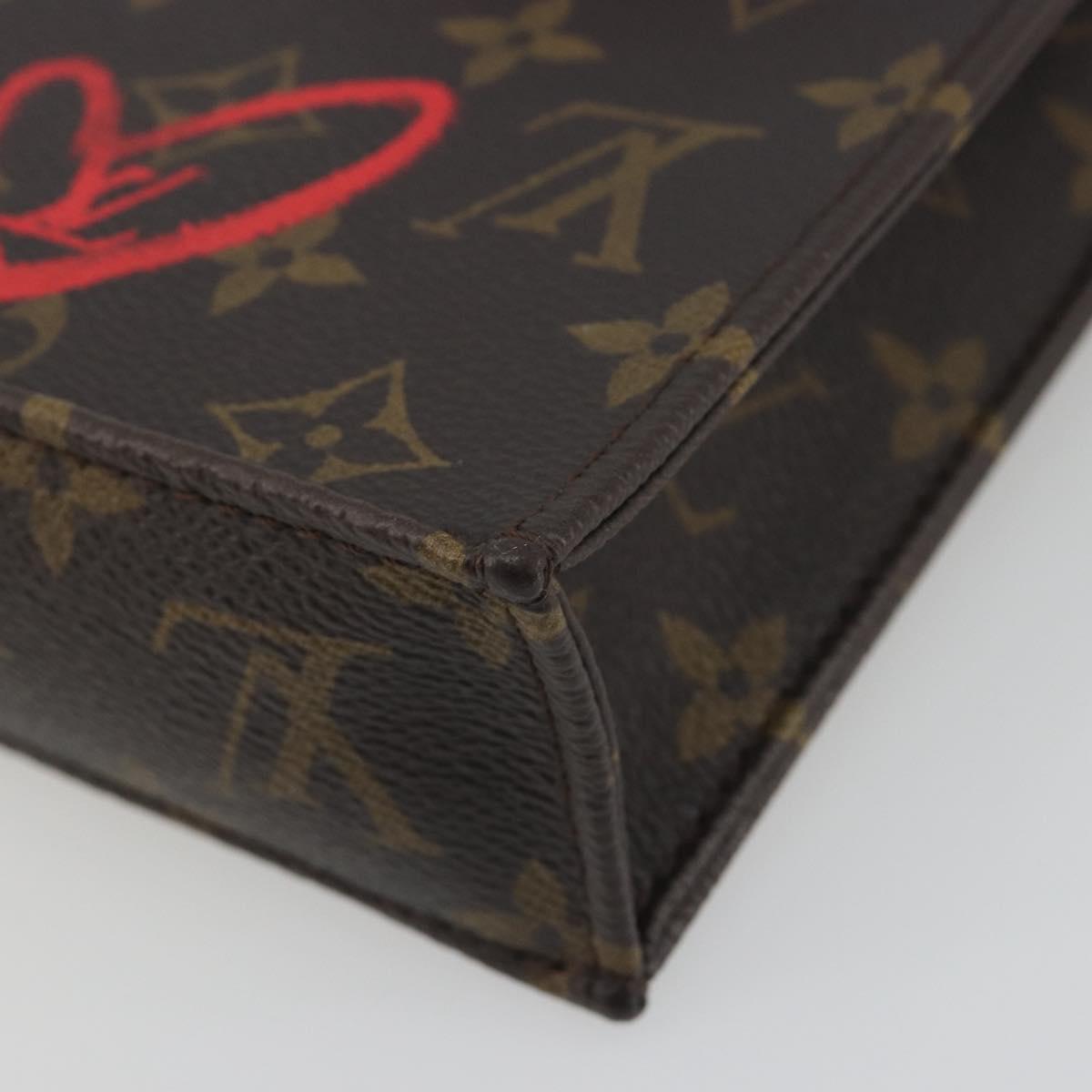 LOUIS VUITTON Monogram Fall in Love Petit Sac Plat Bag 2way M80839 Auth 192433M