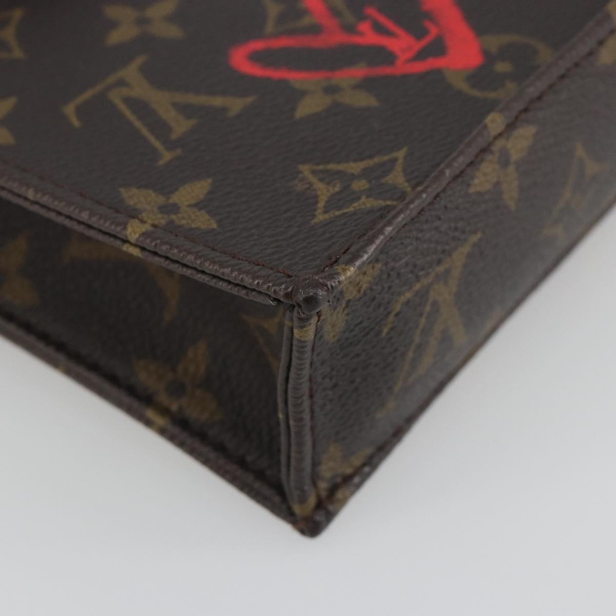 LOUIS VUITTON Monogram Fall in Love Petit Sac Plat Bag 2way M80839 Auth 192433M