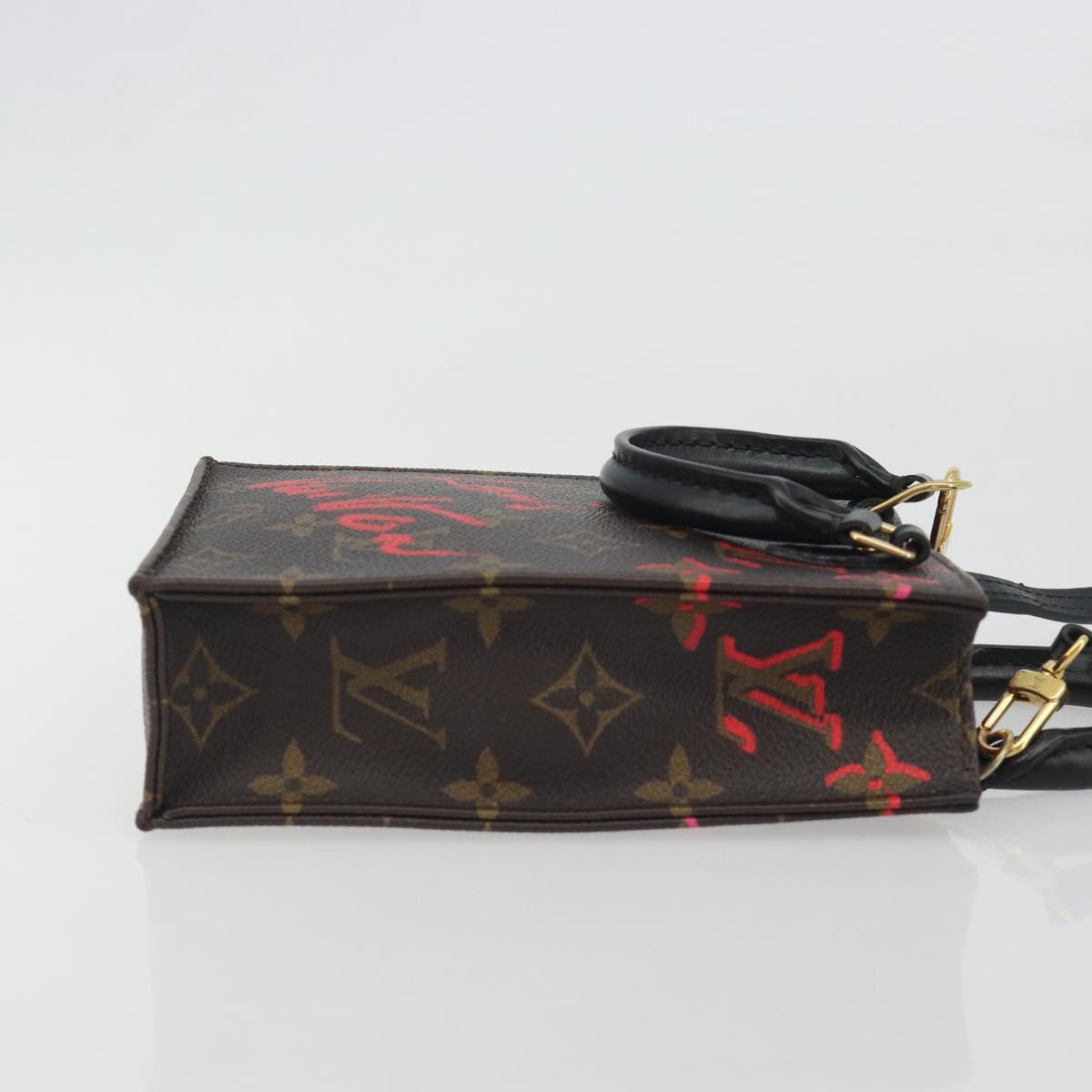LOUIS VUITTON Monogram Fall in Love Petit Sac Plat Bag 2way M80839 Auth 192433M