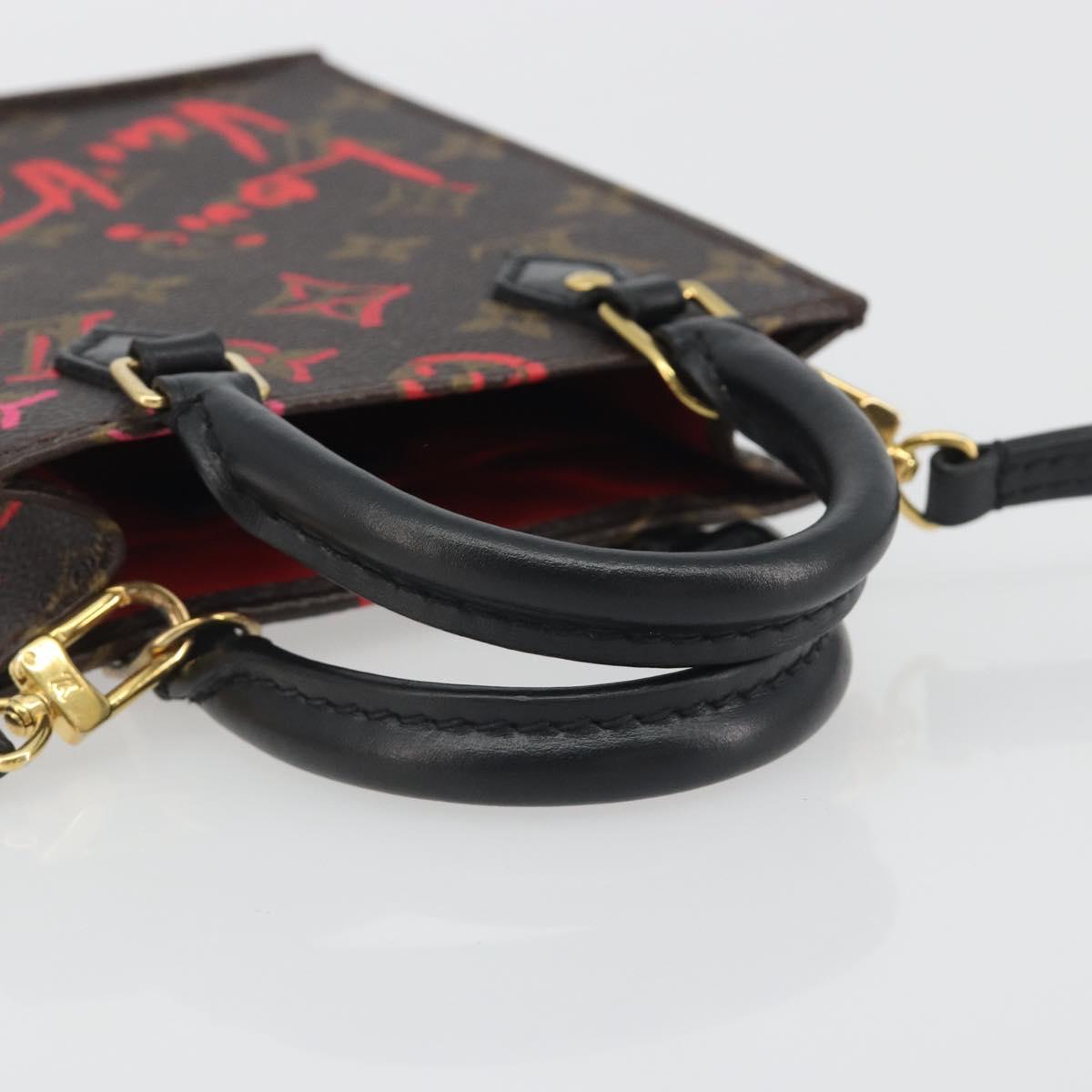 LOUIS VUITTON Monogram Fall in Love Petit Sac Plat Bag 2way M80839 Auth 192433M