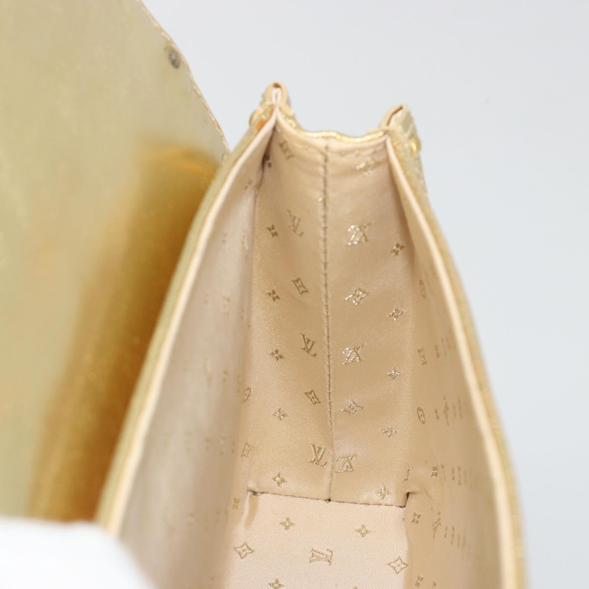 LOUIS VUITTON Suhari Emerble Shoulder Bag Leather Gold LV Auth 192434V