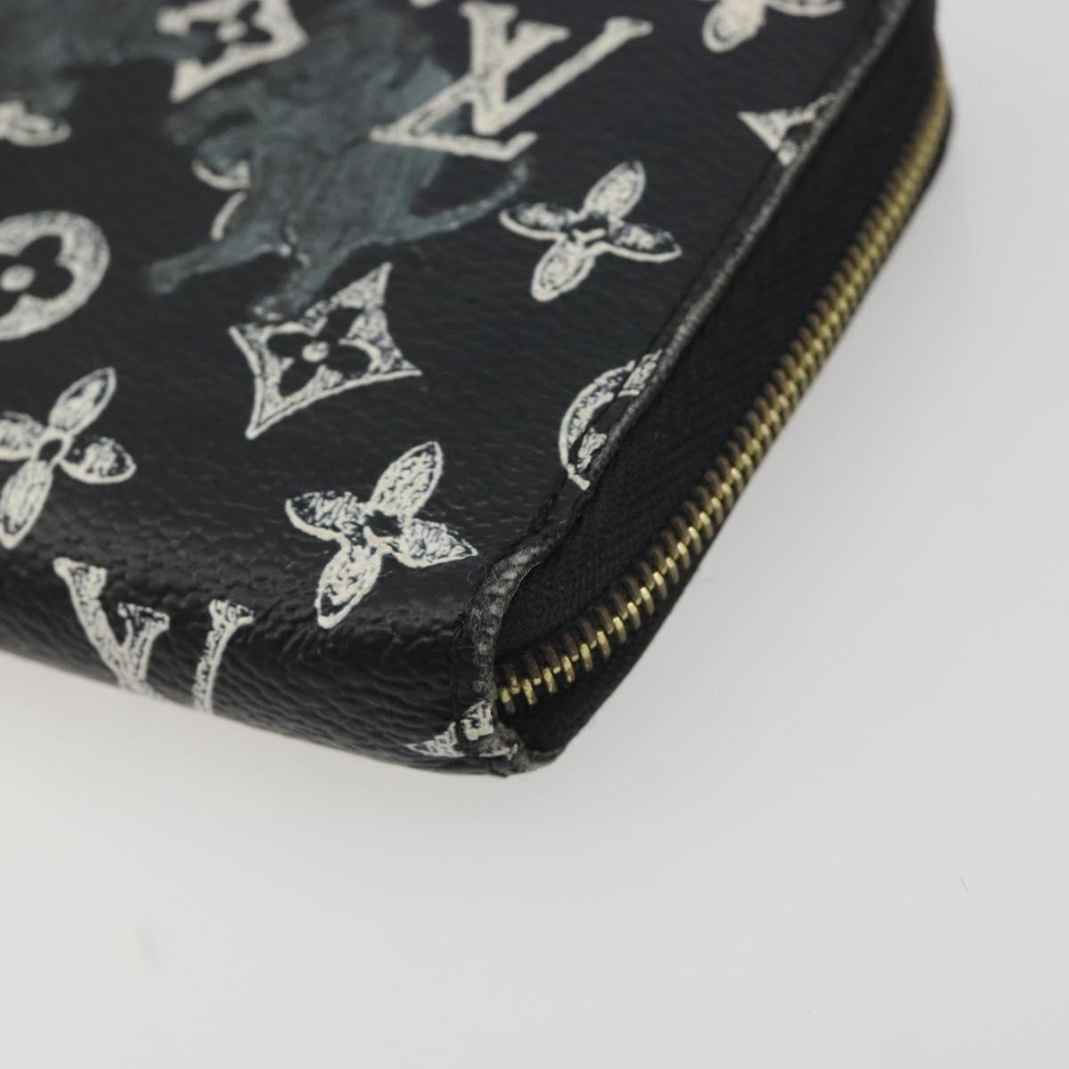 LOUIS VUITTON Catgram Zippy Coin Purse M63884 LV Auth 192439A