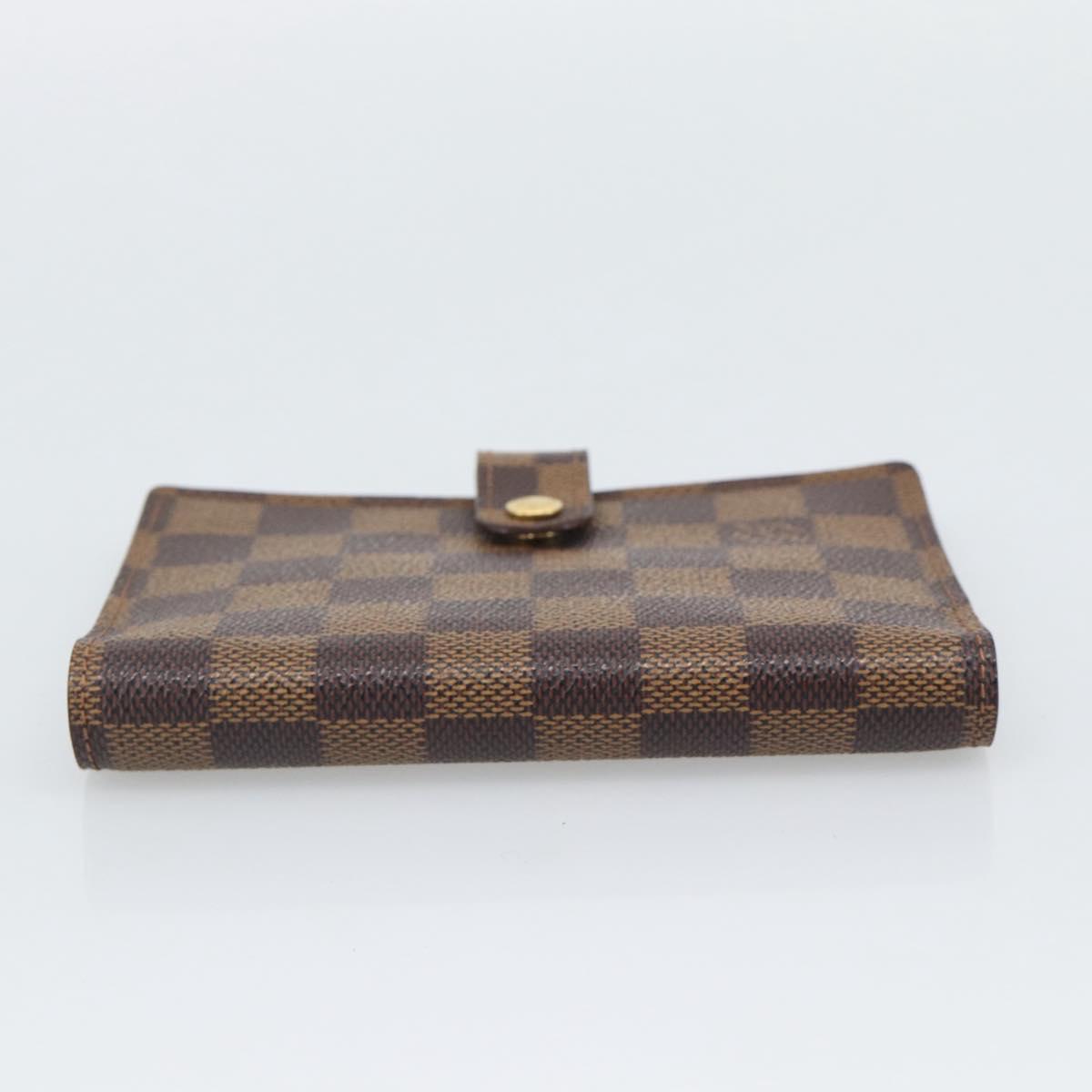 LOUIS VUITTON Damier Ebene Agenda PM Day Planner Cover R20700 LV Auth 192442