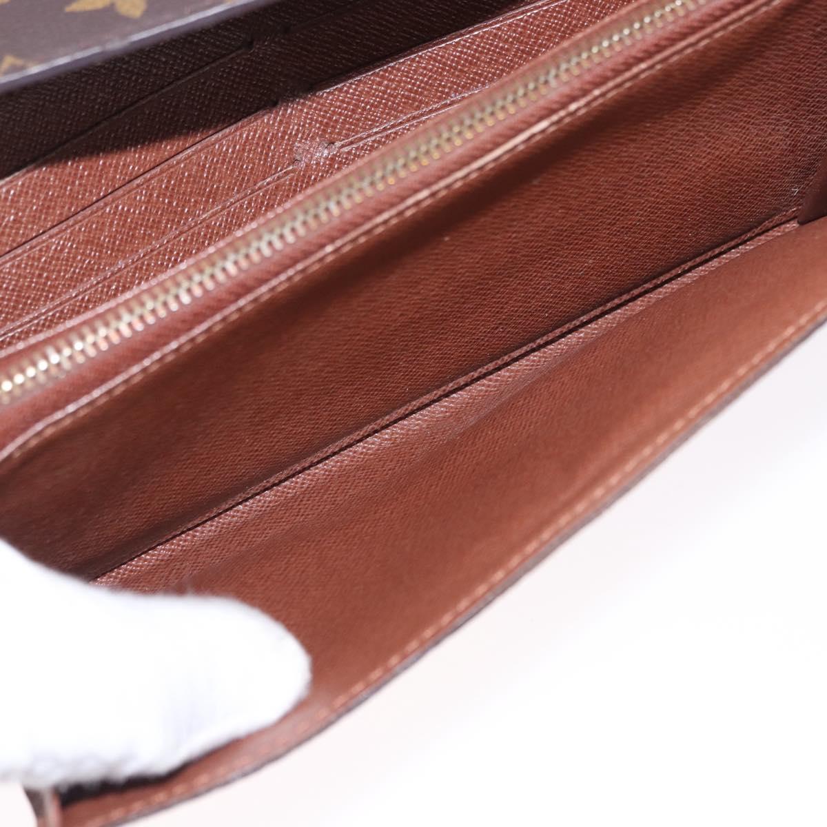 LOUIS VUITTON Monogram Portefeuille Sarah Long Wallet M61734 LV Auth 192444