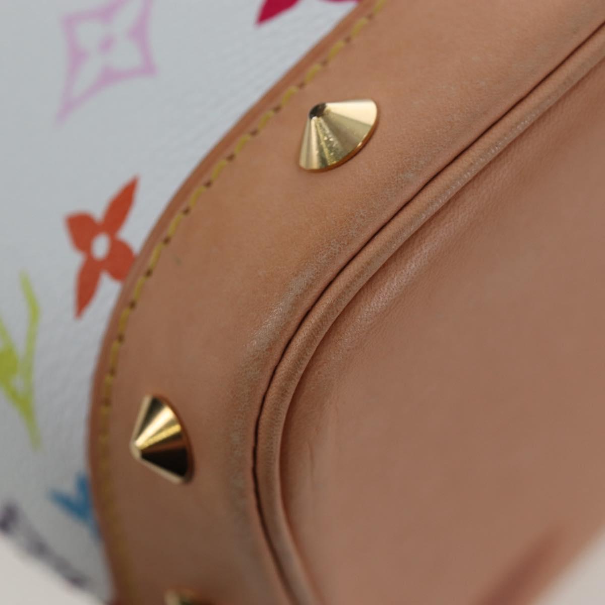 LOUIS VUITTON Multicolor Alma GM Hand Bag White M40441 LV Auth 192463SAV