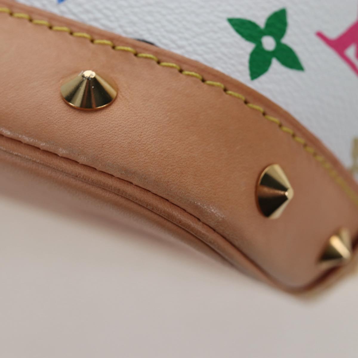 LOUIS VUITTON Multicolor Alma GM Hand Bag White M40441 LV Auth 192463SAV