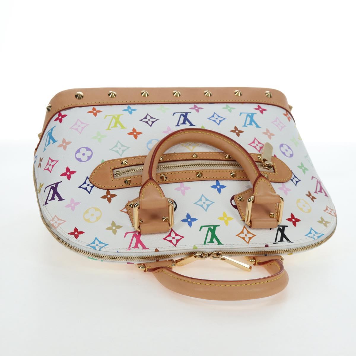 LOUIS VUITTON Multicolor Alma GM Hand Bag White M40441 LV Auth 192463SAV
