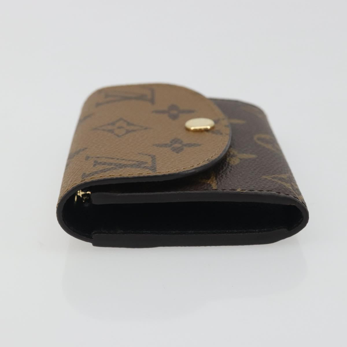 LOUIS VUITTON Monogram Reverse Porte Monnaie Rosary Purse M82333 LV Auth 192466M
