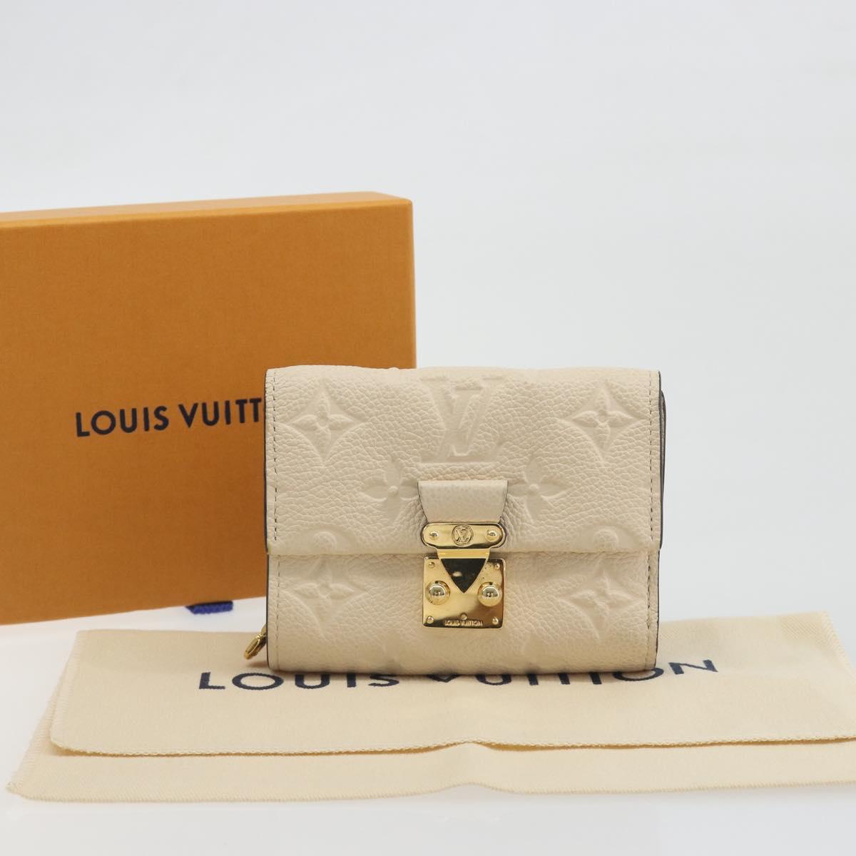 LOUIS VUITTON Empreinte Portefeuille Metis Compact Wallet M81071 LV Auth 192467M