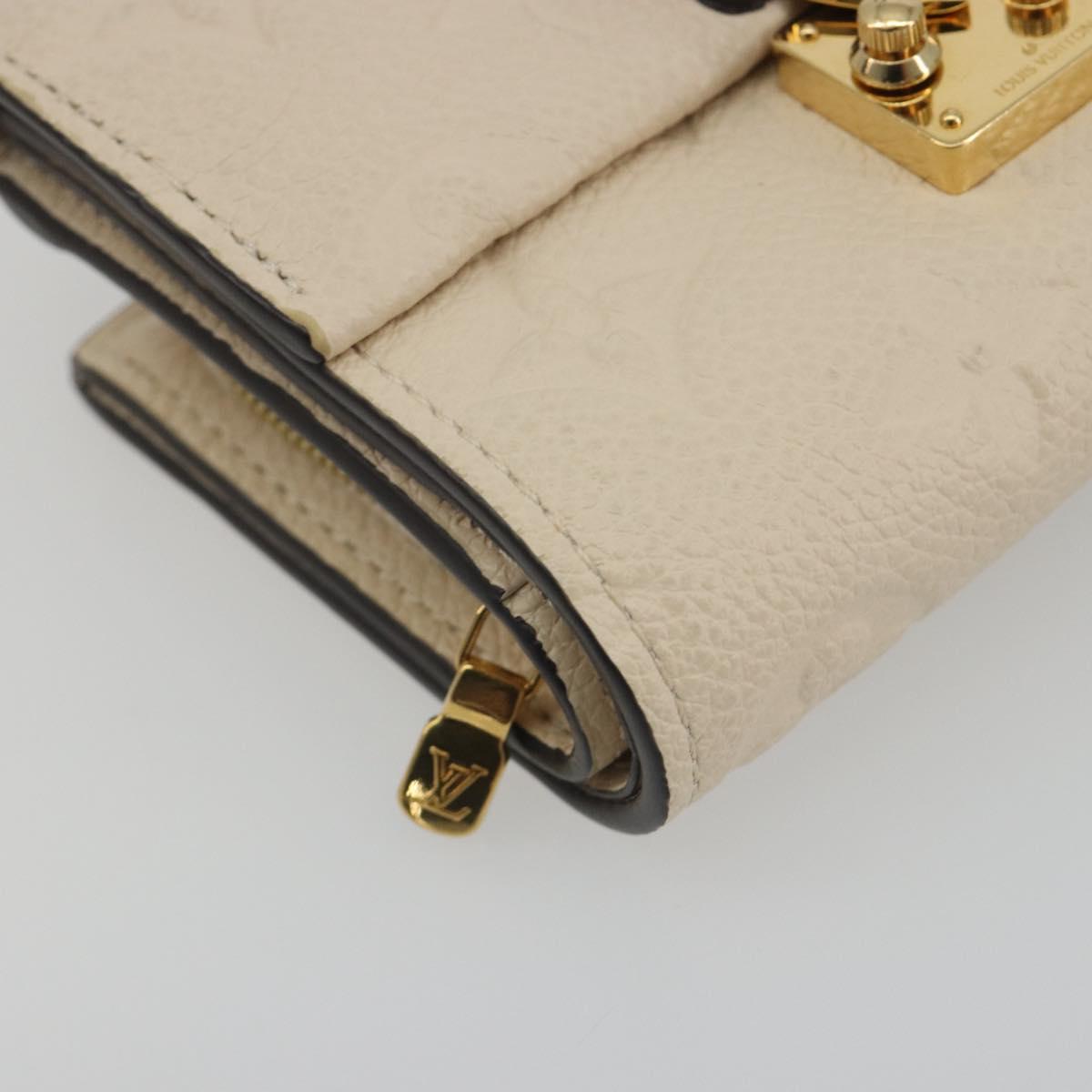 LOUIS VUITTON Empreinte Portefeuille Metis Compact Wallet M81071 LV Auth 192467M