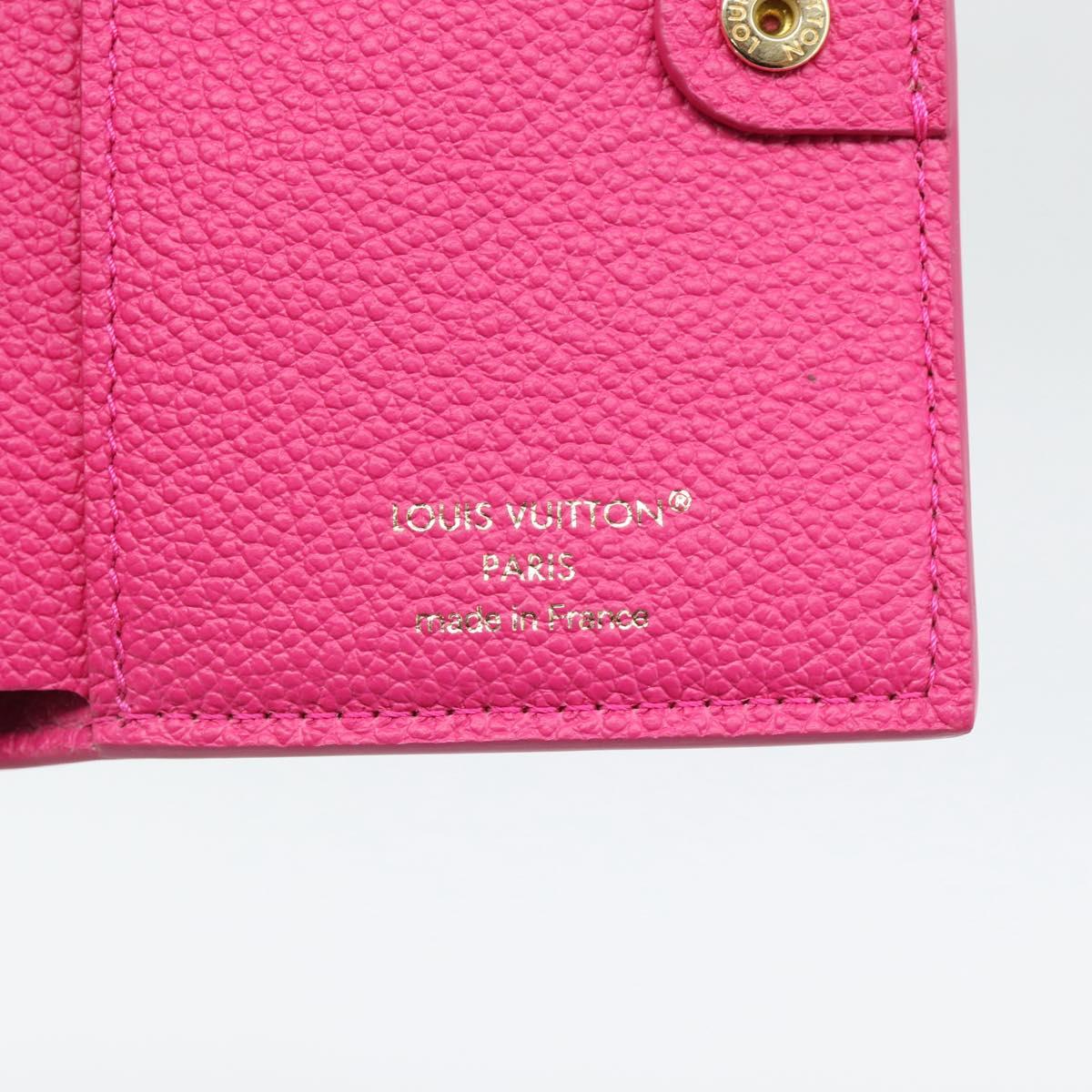 LOUIS VUITTON Monogram Empreinte Portefeuille Lisa Frozen Orchid LV Auth 192468M
