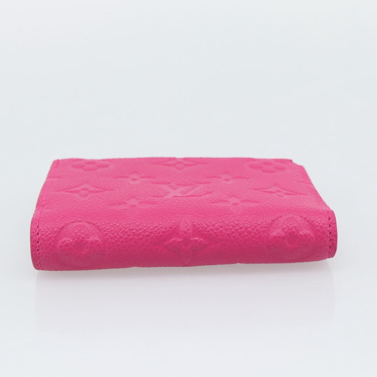 LOUIS VUITTON Monogram Empreinte Portefeuille Lisa Frozen Orchid LV Auth 192468M