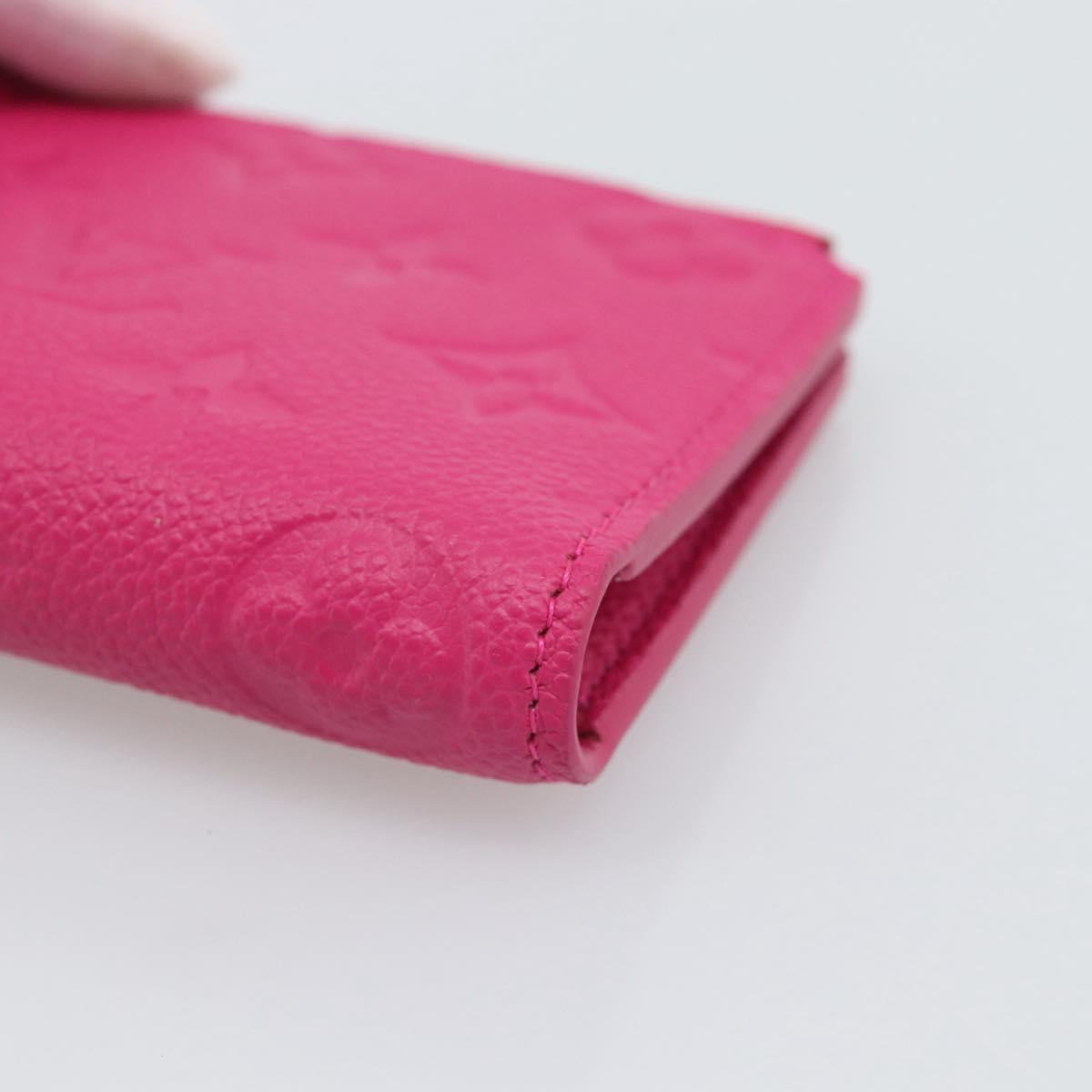 LOUIS VUITTON Monogram Empreinte Portefeuille Lisa Frozen Orchid LV Auth 192468M