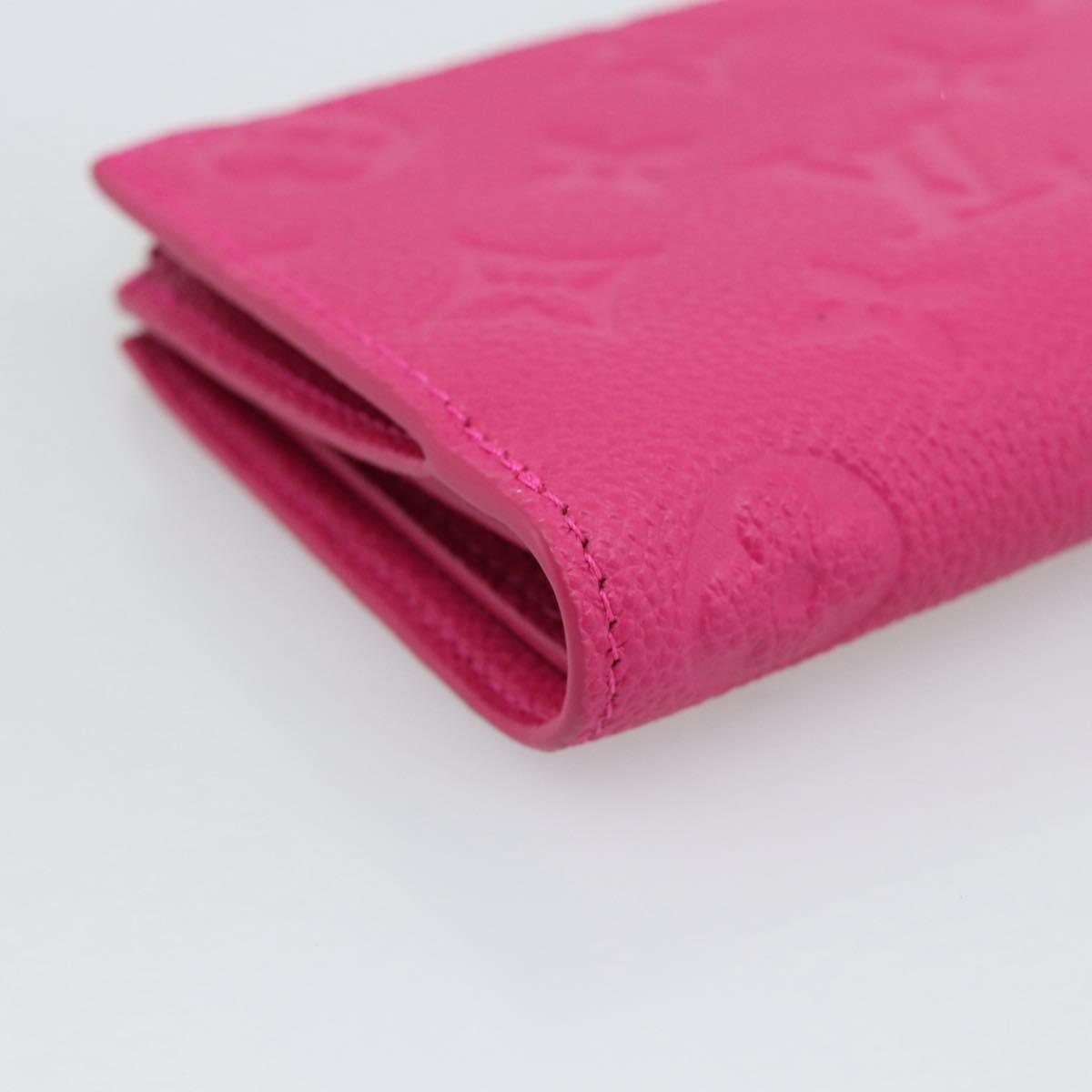 LOUIS VUITTON Monogram Empreinte Portefeuille Lisa Frozen Orchid LV Auth 192468M