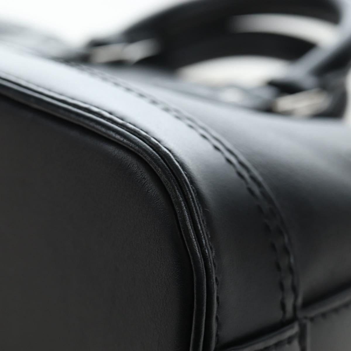 LOUIS VUITTON Alma EW Hand Bag Calf leather Black M24529 LV Auth 192473SAM