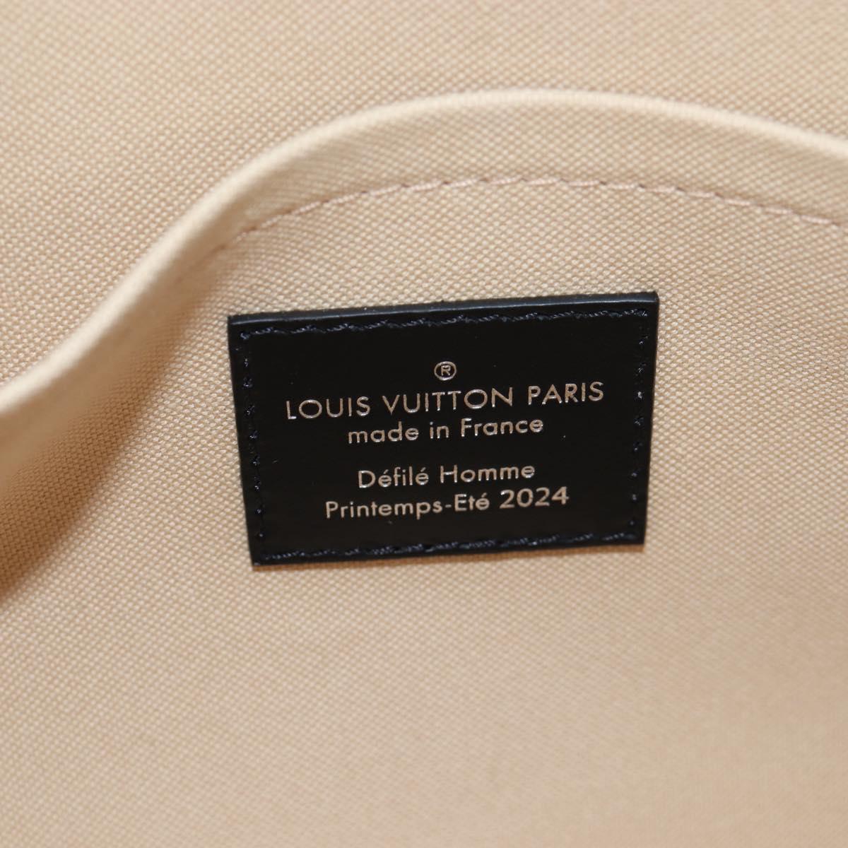 LOUIS VUITTON Alma EW Hand Bag Calf leather Black M24529 LV Auth 192473SAM