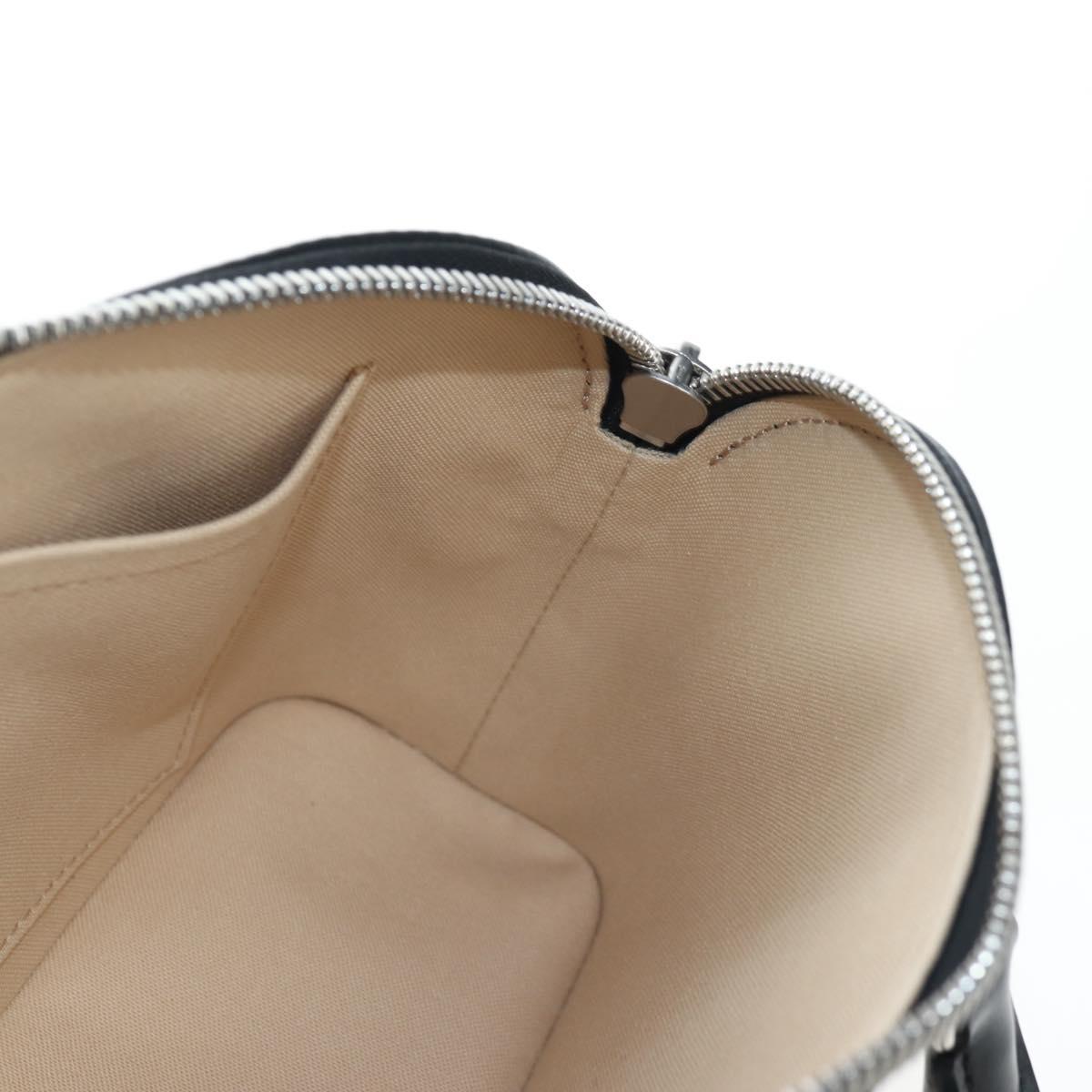 LOUIS VUITTON Alma EW Hand Bag Calf leather Black M24529 LV Auth 192473SAM