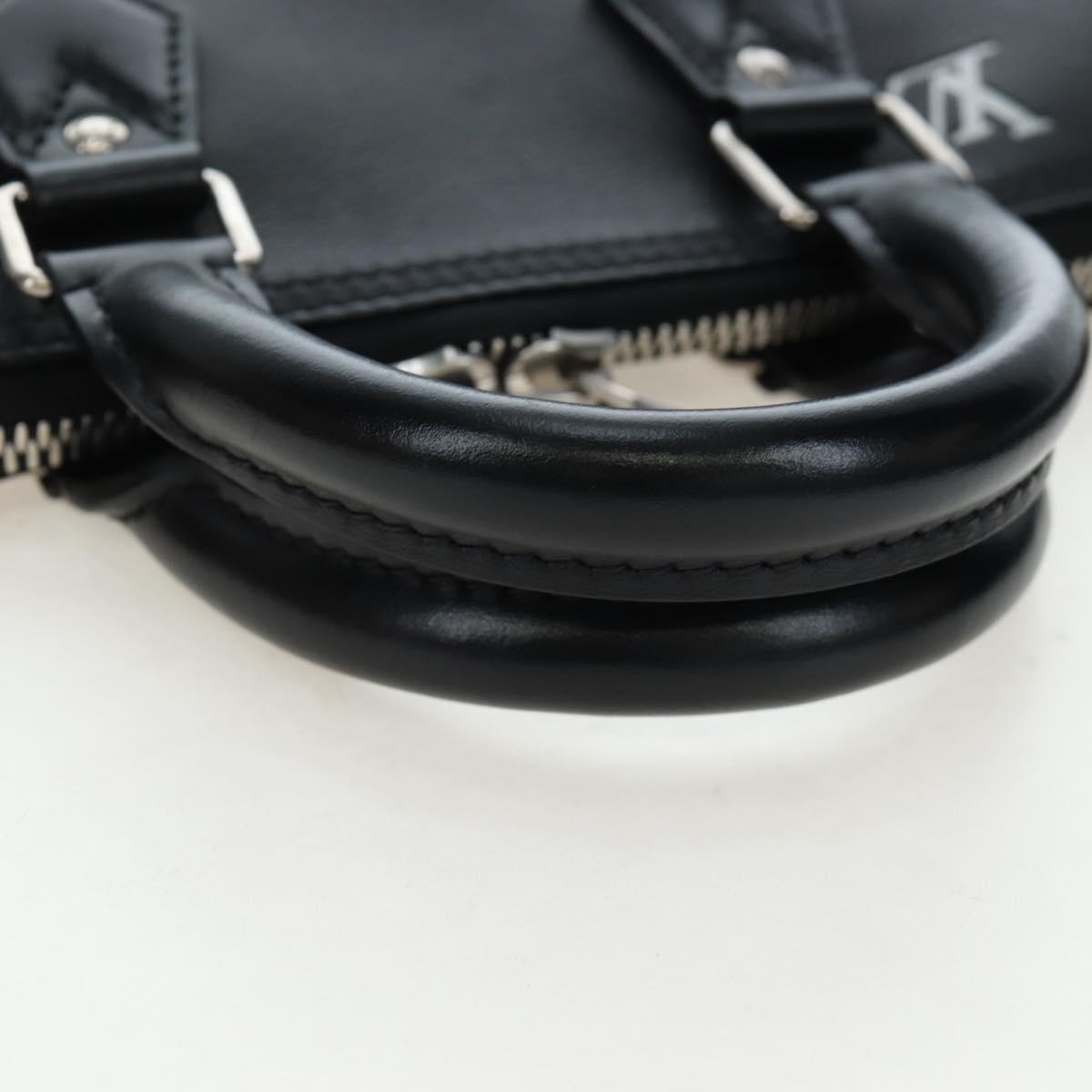 LOUIS VUITTON Alma EW Hand Bag Calf leather Black M24529 LV Auth 192473SAM