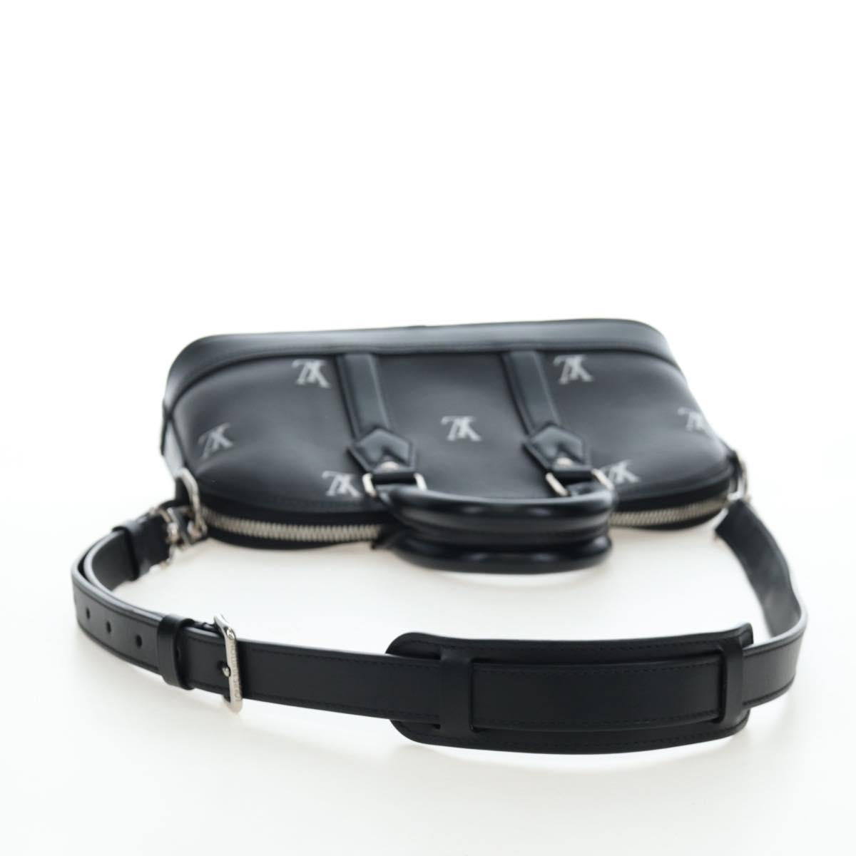 LOUIS VUITTON Alma EW Hand Bag Calf leather Black M24529 LV Auth 192473SAM