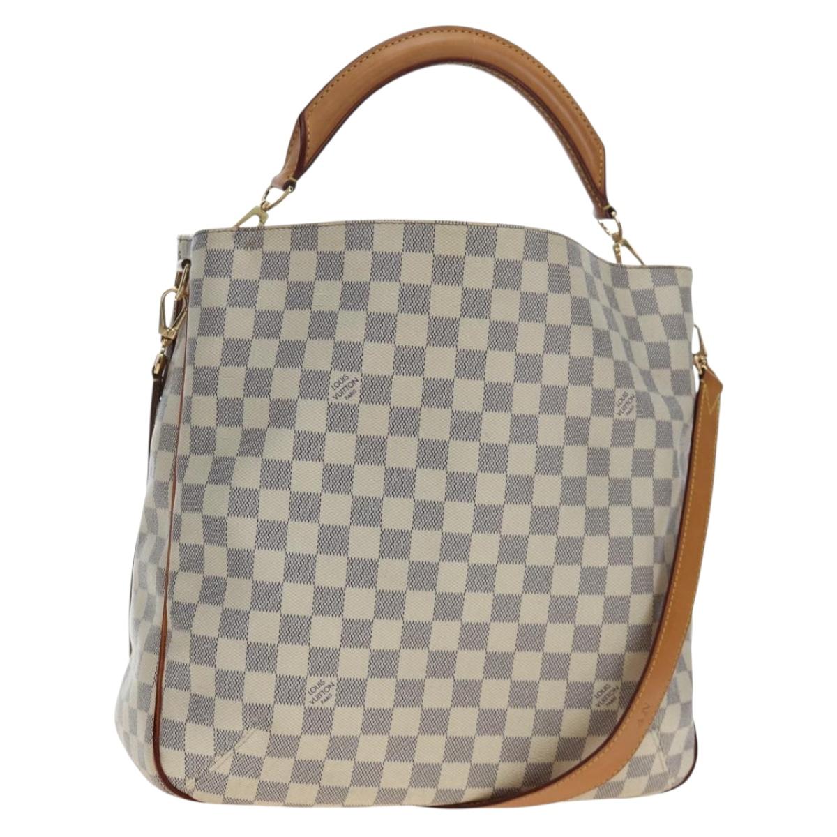 LOUIS VUITTON Damier Azur Sophie Shoulder Bag 2way N41216 LV Auth 192475V