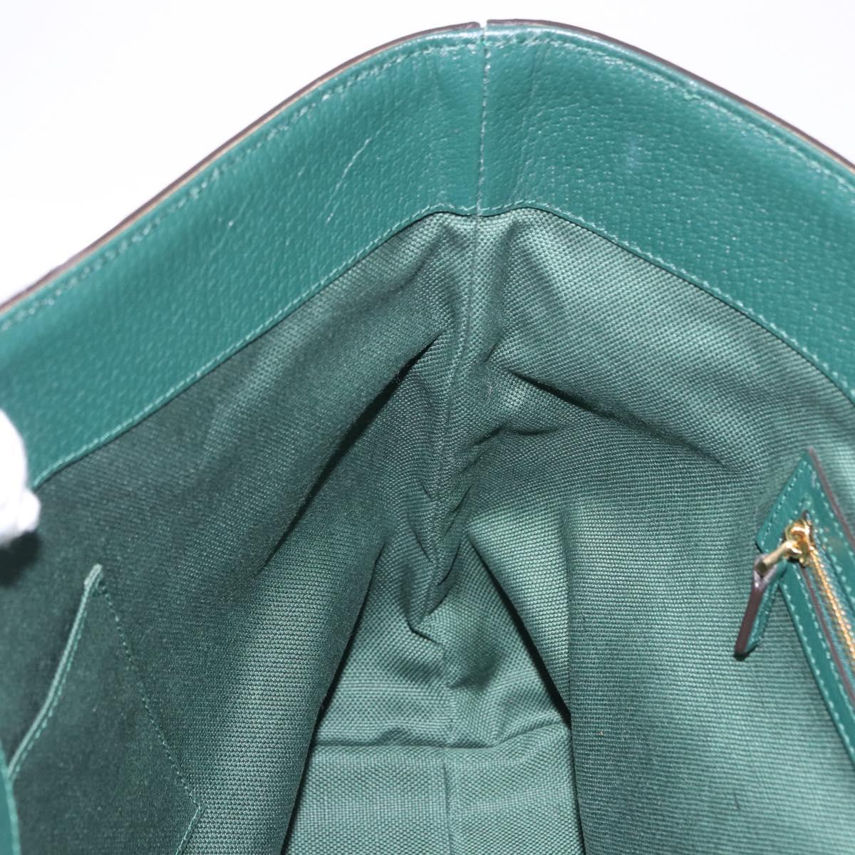 GUCCI Ofidia Tote Bag Canvas Green Gold 676681 Auth 192482V