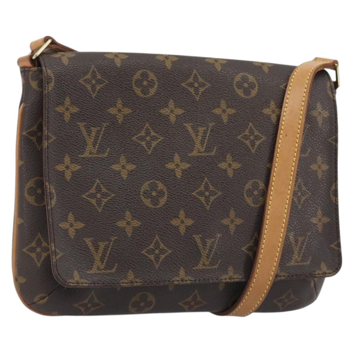 LOUIS VUITTON Monogram Musette Tango Shoulder Bag M51257 LV Auth 192484A
