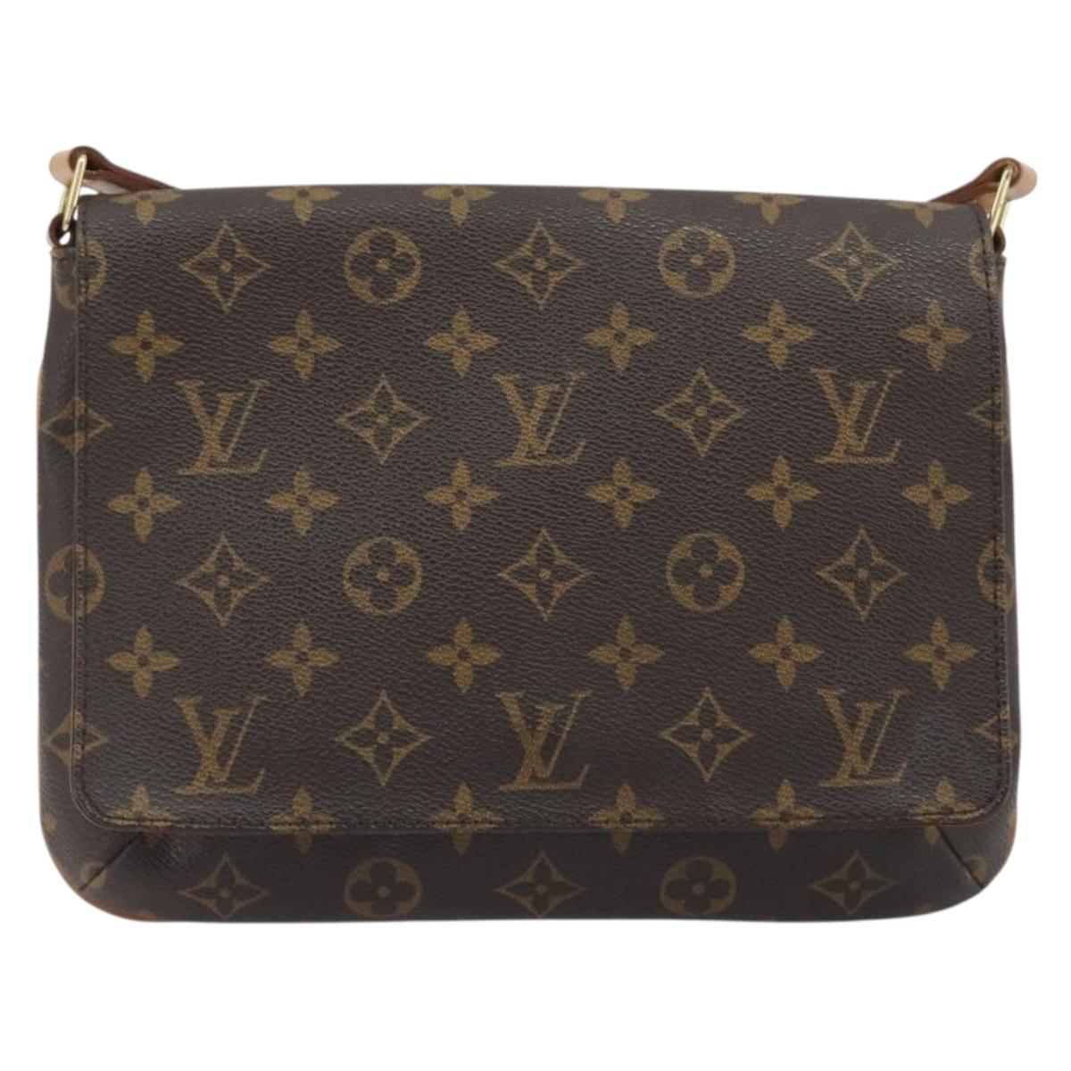 LOUIS VUITTON Monogram Musette Tango Shoulder Bag M51257 LV Auth 192484A