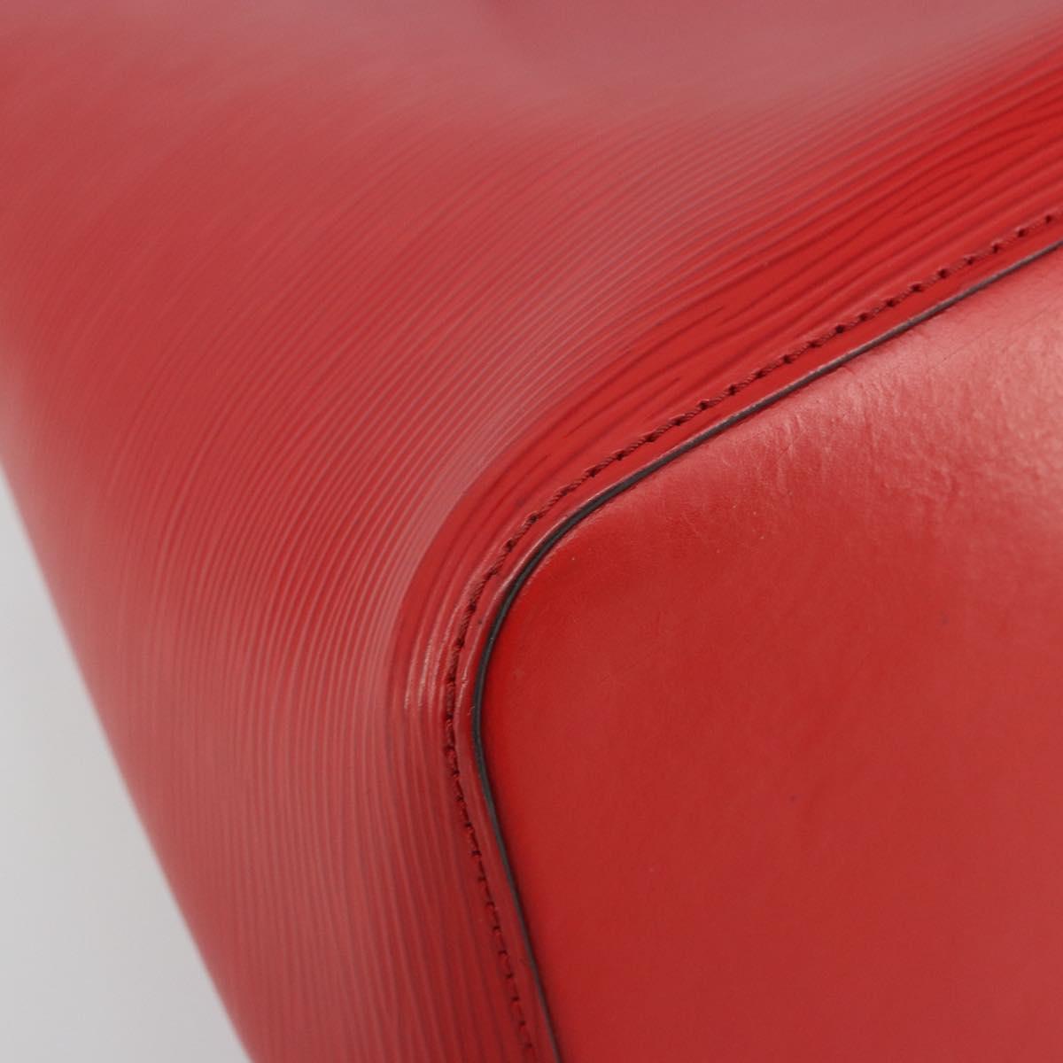 LOUIS VUITTON Epi Neonoe Shoulder Bag Red Coklico M54365 LV Auth 192485V