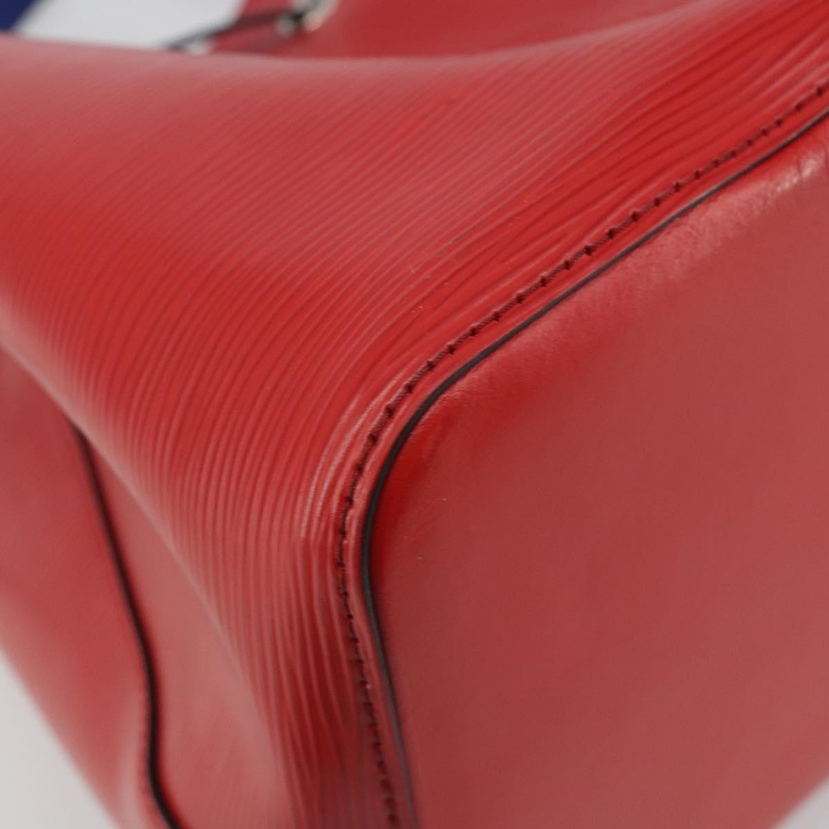 LOUIS VUITTON Epi Neonoe Shoulder Bag Red Coklico M54365 LV Auth 192485V