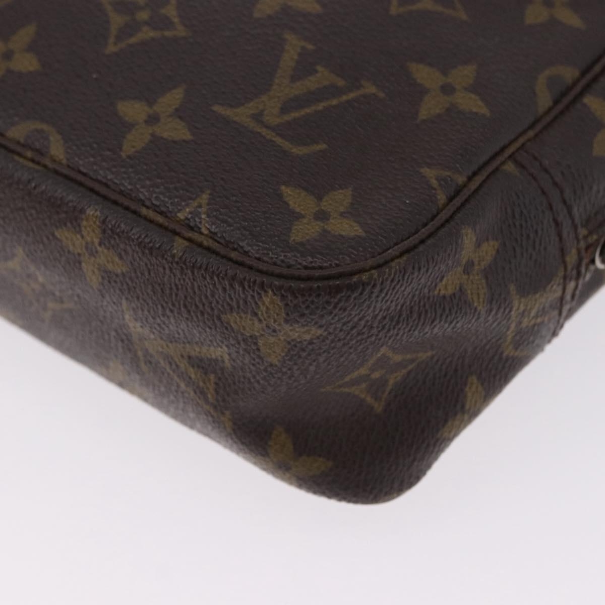 LOUIS VUITTON Monogram Trousse Toilette 23 Clutch Bag M47524 LV Auth 192496