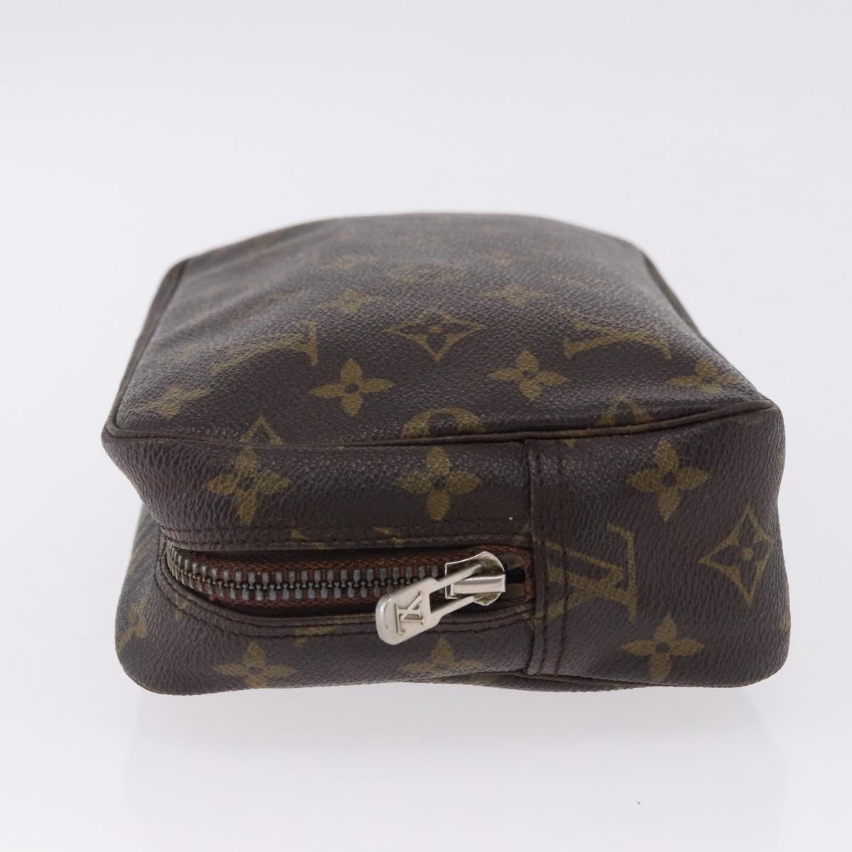 LOUIS VUITTON Monogram Trousse Toilette 23 Clutch Bag M47524 LV Auth 192496