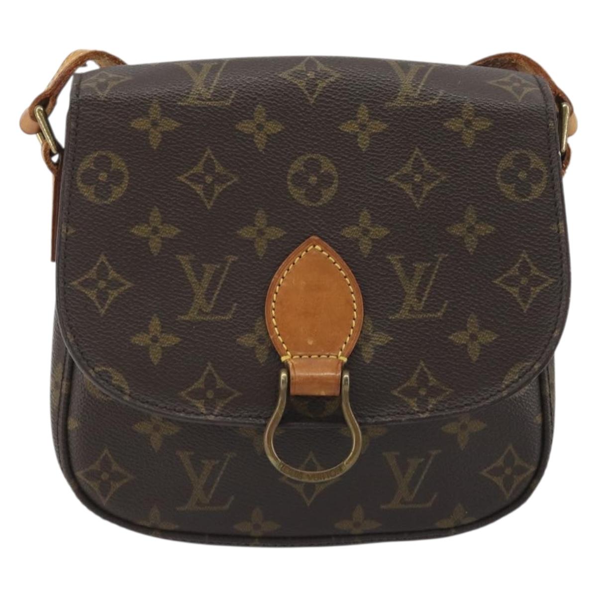 LOUIS VUITTON Monogram Saint Cloud MM Shoulder Bag M51243 LV Auth 192497