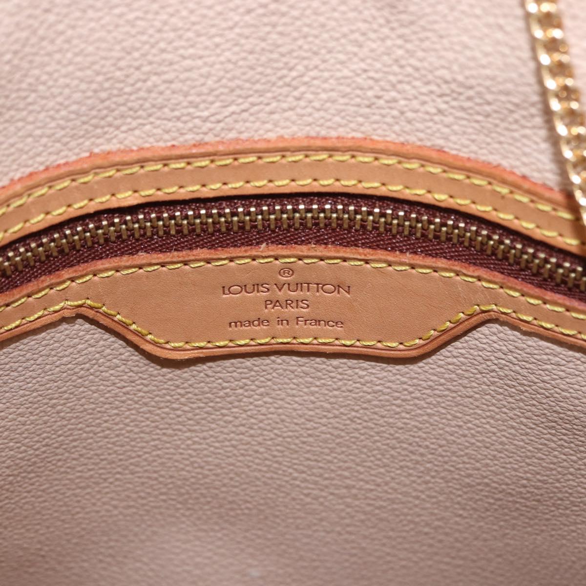 LOUIS VUITTON Monogram Bucket PM Shoulder Bag M42238 LV Auth 192498A