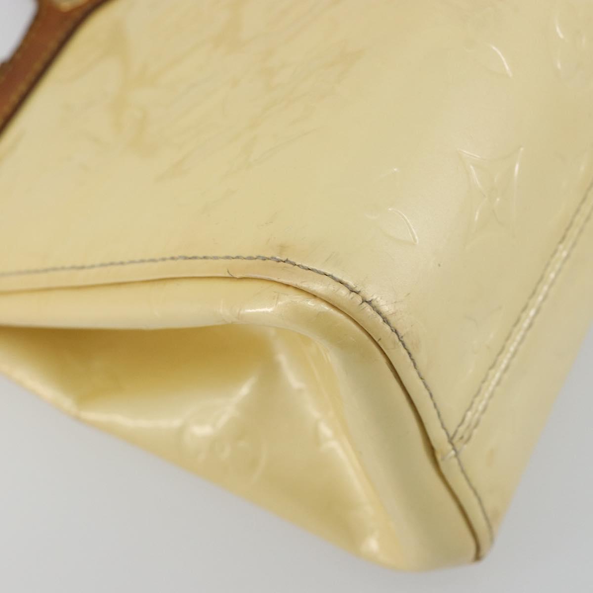 LOUIS VUITTON Monogram Vernis Roxbury Drive Hand Bag Perle M91374 LV Auth 192500
