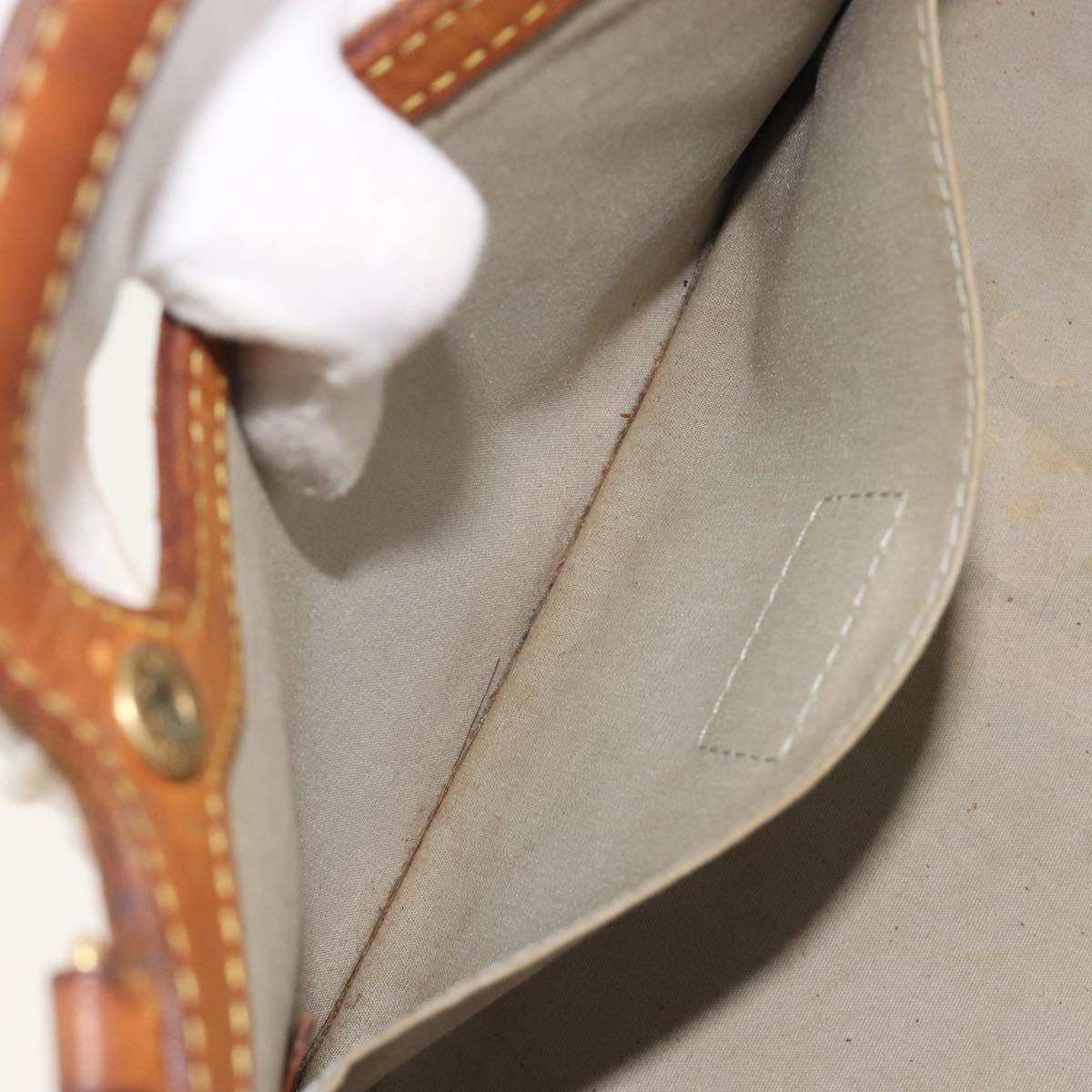 LOUIS VUITTON Monogram Vernis Roxbury Drive Hand Bag Perle M91374 LV Auth 192500