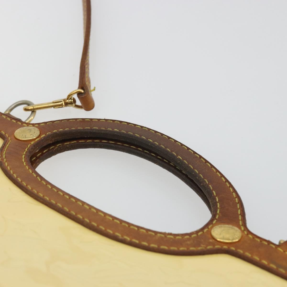 LOUIS VUITTON Monogram Vernis Roxbury Drive Hand Bag Perle M91374 LV Auth 192500