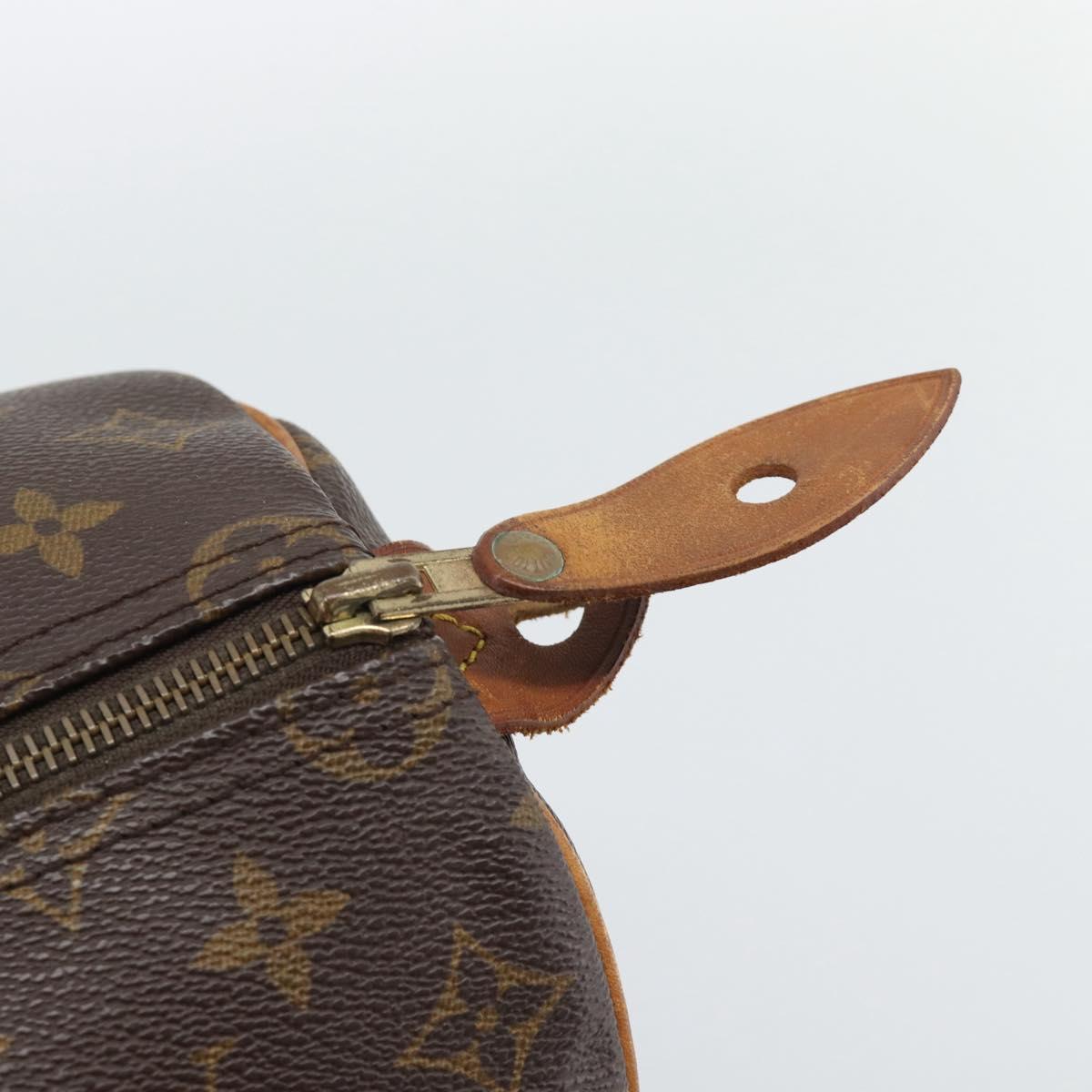 LOUIS VUITTON Monogram Speedy 35 Hand Bag M41524 LV Auth 192510