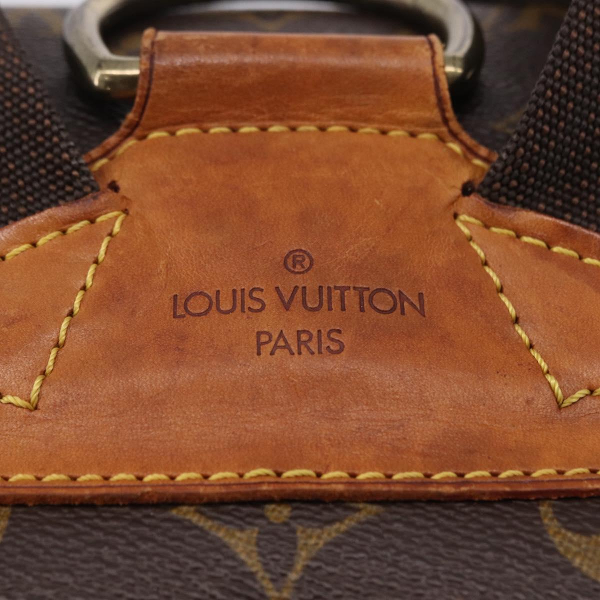 LOUIS VUITTON Monogram Montsouris GM Backpack M51135 LV Auth 192512