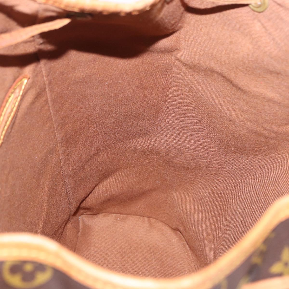 LOUIS VUITTON Monogram Montsouris GM Backpack M51135 LV Auth 192512