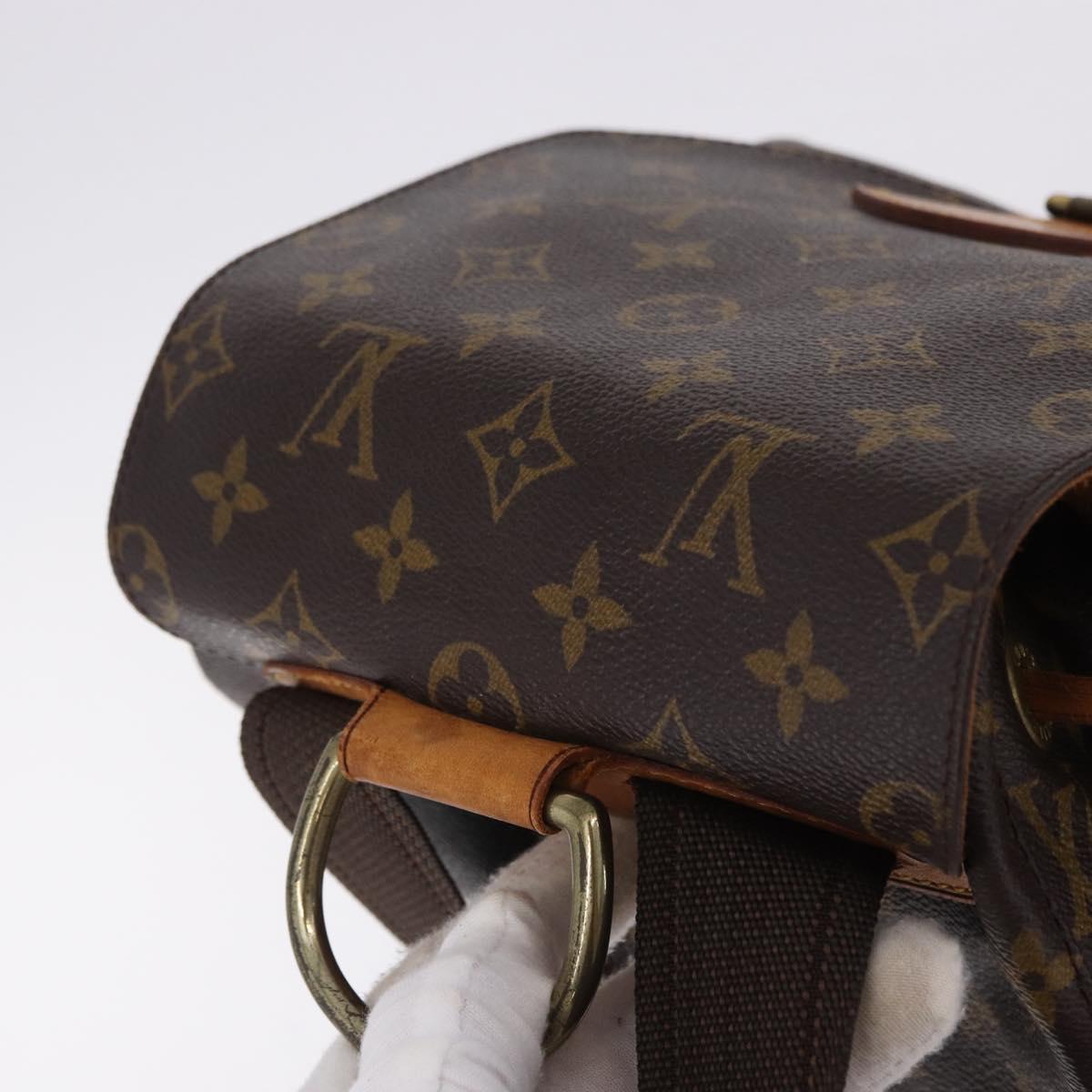 LOUIS VUITTON Monogram Montsouris GM Backpack M51135 LV Auth 192512