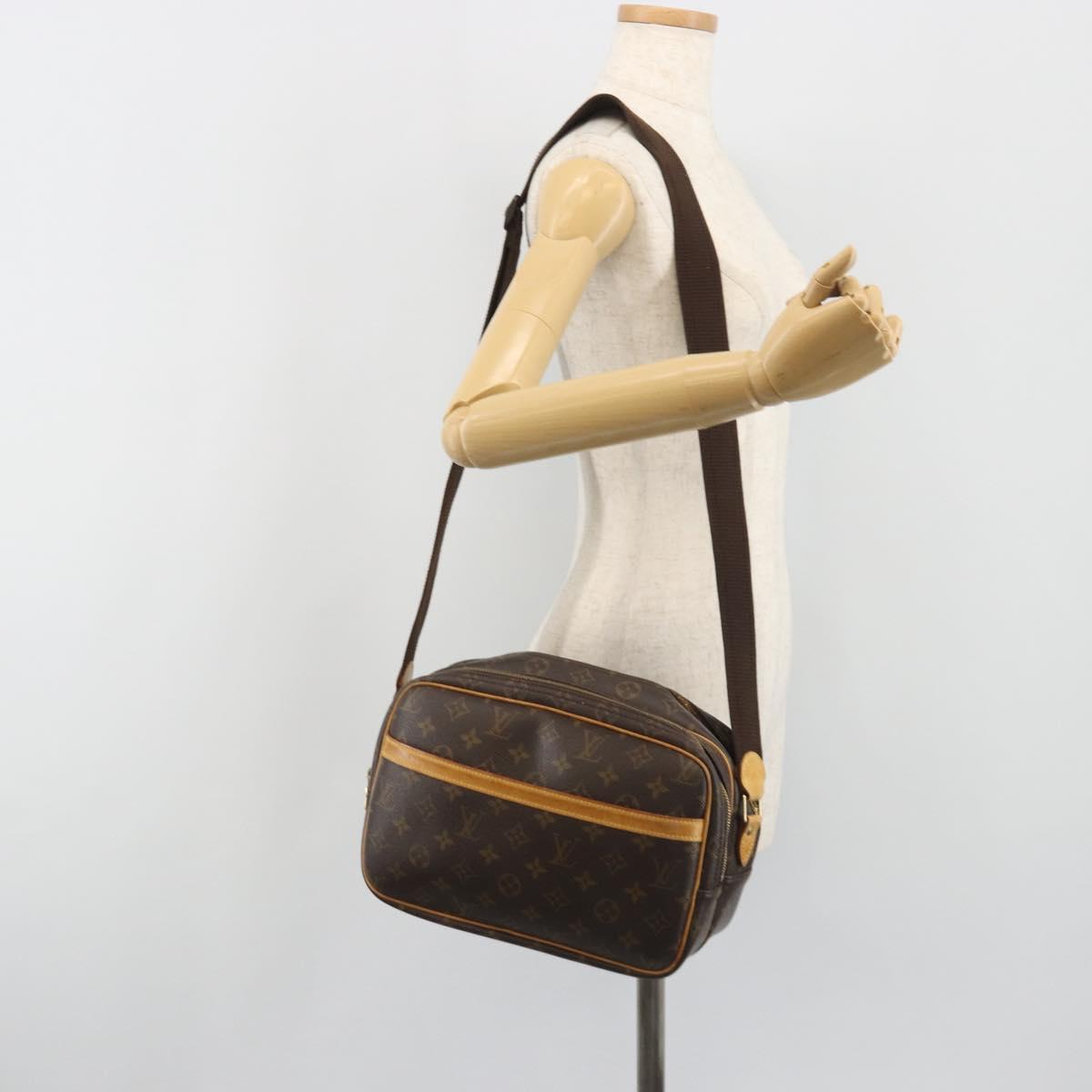 LOUIS VUITTON Monogram Reporter PM Shoulder Bag M45254 LV Auth 192513